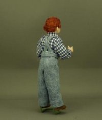 (image for) Boy in a Blue Denim Overalls by Patsy Thomas