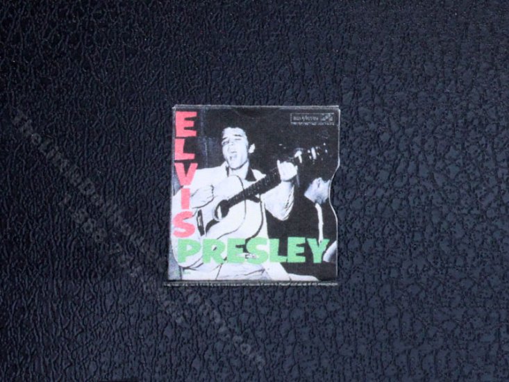 (image for) Miniature Elvis Vinyl Record Sleeve for Dollhouses