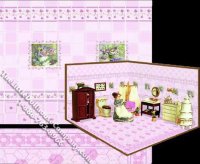 (image for) Dollhouse Scale Model Wall and Floor Tiles Set