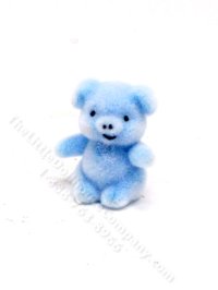 (image for) Miniature Fuzzy Blue Pig Toy for Dollhouses