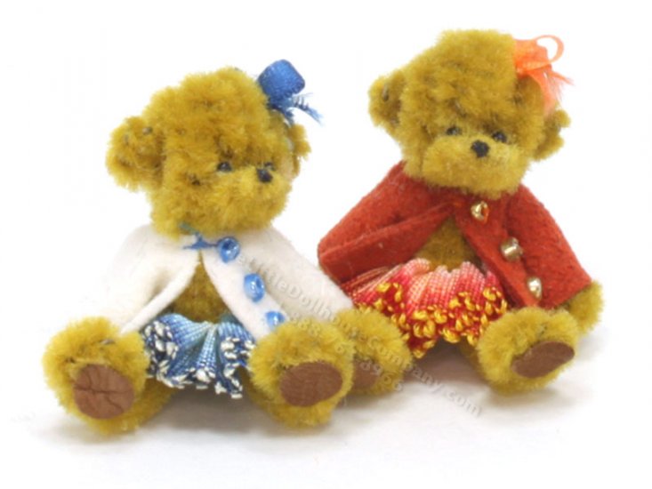 (image for) Miniature Tiny Bear in Skirt and Sweater by Sue Wilkes