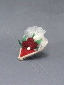 (image for) Vintage Miniature Red Fascinator