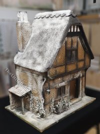 (image for) Assembled "Santa's Workshop" Dollhouse by John Crooke