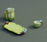 (image for) Dollhouse Scale Model Flower & Butterfly Set