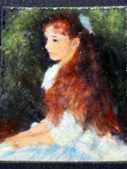 (image for) "Portrait of Irène Cahen" Replica Painting by Larry Morganti