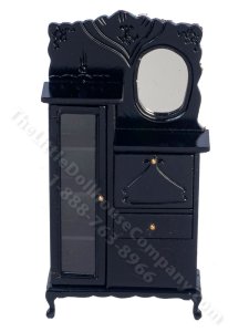 (image for) Miniature Black Side-by-Side for Dollhouses