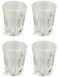 (image for) Miniature Set of 4 Tumblers for Dollhouses