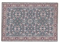 (image for) Miniature Medium 'Delia' Rug - Blue and Red Aubusson