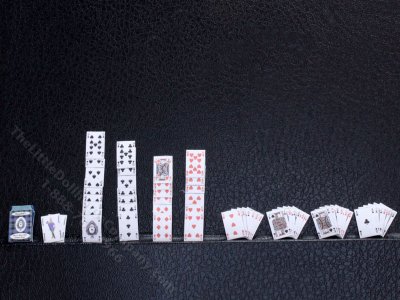 (image for) Miniature Sevens Card Game for Dollhouses