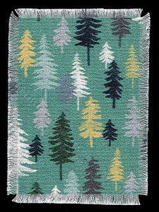 (image for) Miniature Tree Covered Rug for Dollhouses