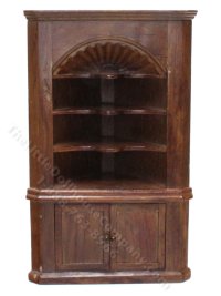 (image for) Miniature Corner China Cabinet for Dollhouses