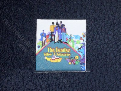 (image for) Miniature "Yellow Submarine" Vinyl Record Sleeve for Dollhouses