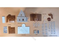 (image for) 1:144 Scale The Lunenburg House Kit