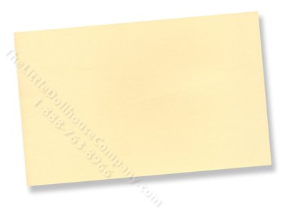 (image for) Miniature Manilla Wall Covering for Dollhouses