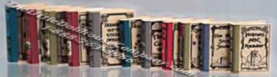 (image for) Miniature Reproduction Antique Schoolbooks for Dollhouses