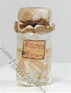 (image for) Miniature Jar of Witches Fingers Potion for Dollhouses