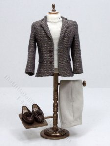 (image for) Miniature Gentleman's Outfit on Form by Judith Blondell