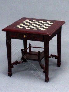 (image for) Dollhouse Miniature Chess Table
