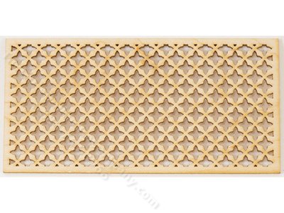 (image for) Miniature Cross Pattern Window Lattice for Dollhouses