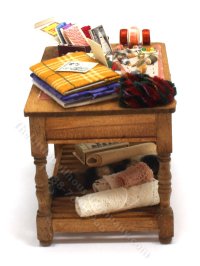 (image for) Miniature Colonial Sewing Table by Taylor Jade