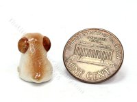 (image for) Miniature Porcelain Bulldog for Dollhouses - Small