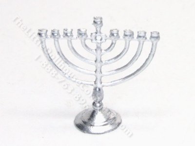 (image for) Miniature Small silver Chanukia