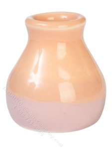 (image for) Miniature Ceramic Two-Toned Vase for Dollhouses