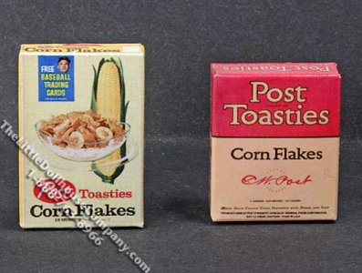 (image for) Miniature Vintage Cornflake Boxes for Dollhouses (1/pk)