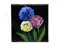 (image for) Miniature Handmade Hydrangea Painting for Dollhouses