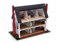 (image for) 1:144 Scale Classic Colonial Style Assembled Dollhouse
