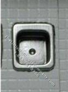 (image for) Miniature Clear Kitchen Sink for Dollhouses