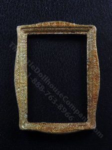 (image for) Miniature Golden Rectangular Large Rococo Picture Frame