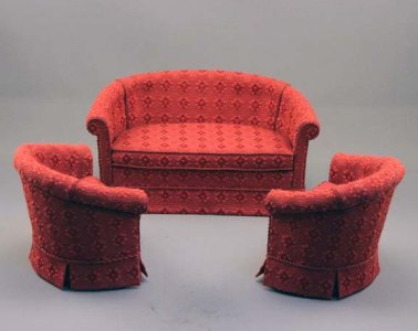 (image for) Dollhouse Miniature Living Room Set by Judith Blondell