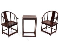 (image for) Miniature Ming Table and Chairs Set for Dollhouses