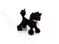 (image for) Miniature Black Poodle By Trace Goldfarb