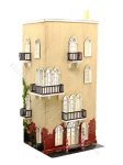 (image for) 1:144 Scale Miniature Venice Canal House Kit