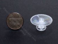(image for) Miniature Clear Cake Stand For Dollhouses