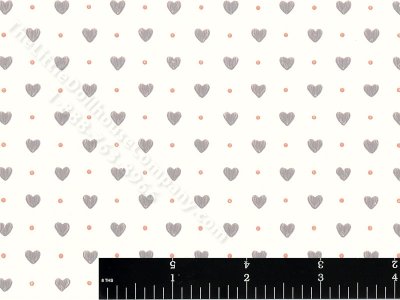 (image for) Blue Hearts Pattern Miniature Wallpaper for Dollhouses