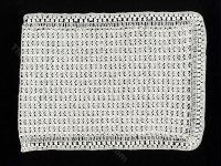 (image for) Miniature Hand Crocheted Lace Coverlet