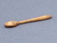 (image for) Miniature Handmade Turned Wooden Spoon for Dollhouses