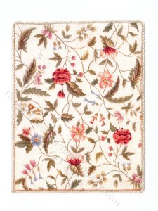 (image for) Miniature Small 'Lydia' Rug - Cream Floral