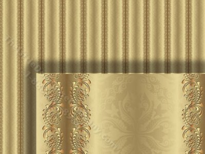 (image for) Dollhouse 1/2 Scale Model Stripe Wallpaper