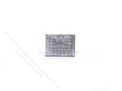 (image for) Miniature Moulded Metal Candy or Button Box for Dollhouses