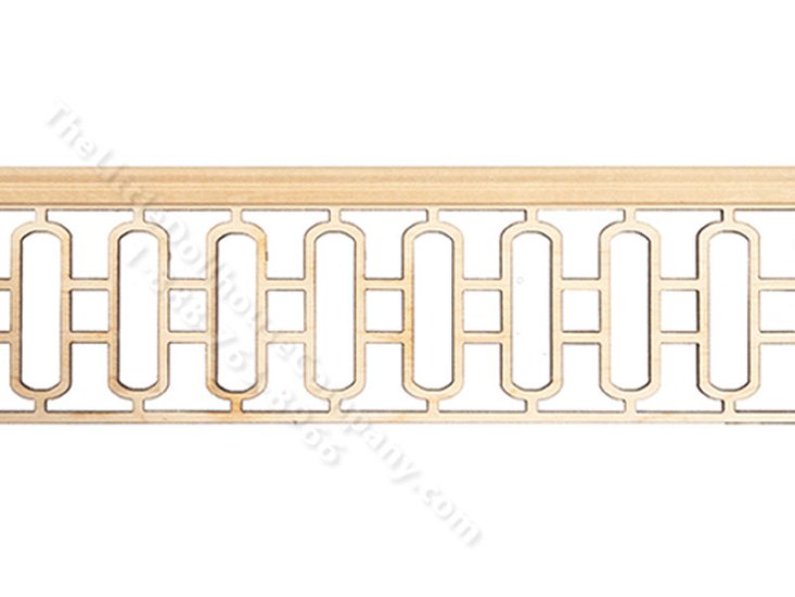 (image for) Miniature Oblong Square Hand Rail for Dollhouses