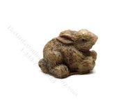 (image for) Miniature Taupe Rabbit for Dollhouses