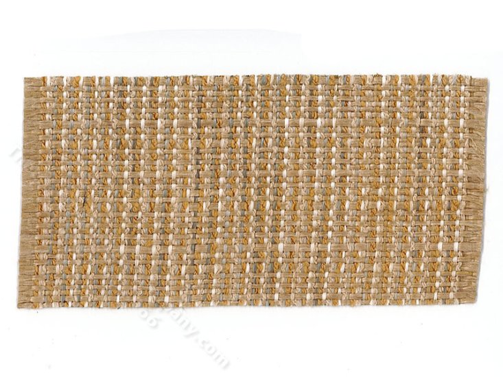(image for) Miniature Beige Woven Rug for Dollhouses