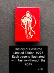 (image for) "The History of Costume", Miniature Book by Barbara Raheb