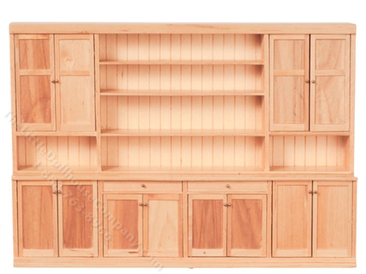 (image for) Miniature Kitchen Cabinet Set for Dollhouses