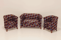 (image for) Dollhouse Miniature Living Room 3 pcs Set