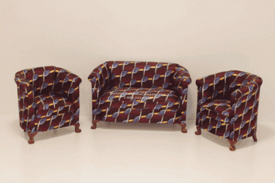 (image for) Dollhouse Miniature Living Room 3 pcs Set